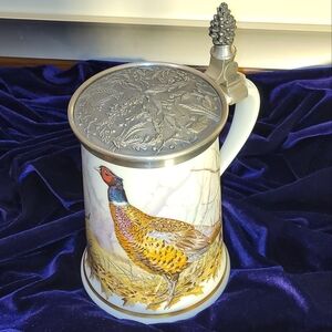 Limoges Porcelain Game Bird Stein